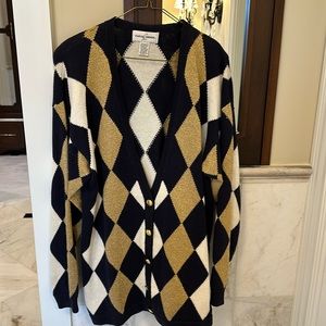 Vintage casual corner sweater